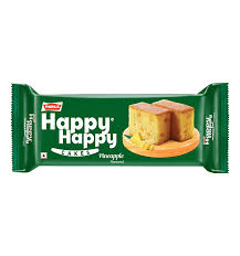 PARLE HAPPY HAPPY PINEAPPLE CAKE 10Rs